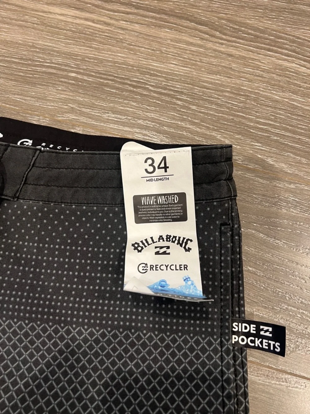 Billabong Black Gradient Microdot Board Shorts